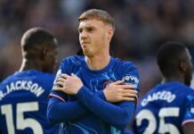 EPL: Palmer scores 4 in Chelsea win, Ndidi nets own goal vs Arsenal