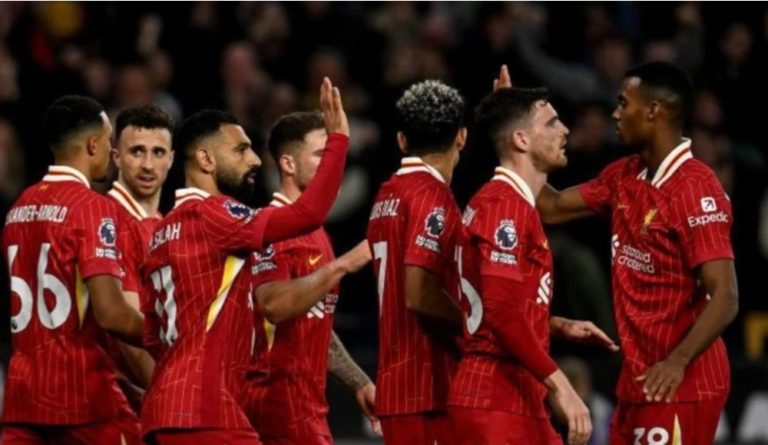 Salah penalty seals win for Liverpool at Wolves