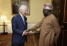 Tinubu meets King Charles III at Buckingham Palace, seeks to strengthen diplomatic ties