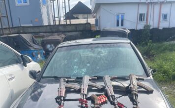 Three suspected kidnappers/armed robbers dead as Delta police burst hideout of criminals responsible for the attempted Kidnap of Lawmaker’s wife killing two policemen in the process: Recover guns