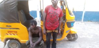 Physically challenged tricycle snatchers arrested in Lagos
