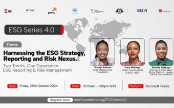 Sterling One Foundation, PwC, and Partners to Host ESG Series 4.0