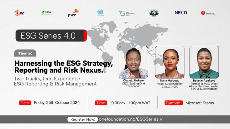 Sterling One Foundation, PwC, and Partners to Host ESG Series 4.0