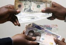 Naira gains N59.7, trades N1,600/$1 at official window
