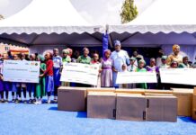 Obasa @52: Photos As Lagos Speaker Celebrates With School Kids