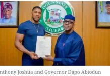 Dapo Abiodun Appoints Boxer Anthony Joshua as Ogun Sports Ambassador