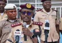 Yuletide: FRSC boss charges motorists on safe driving