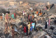 Fire razes popular Ibadan market