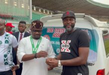 Edo FA Receives Bus Donation from Esosa Iyawe, Who Champions Youth Empowerment