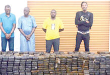 Four drug lords get 28 years in jail, forfeit VGC houses, N67m, $50,000