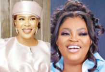 Funke Akindele ignores Fathia Balogun’s tantrums, focuses on UK premiere of new movie