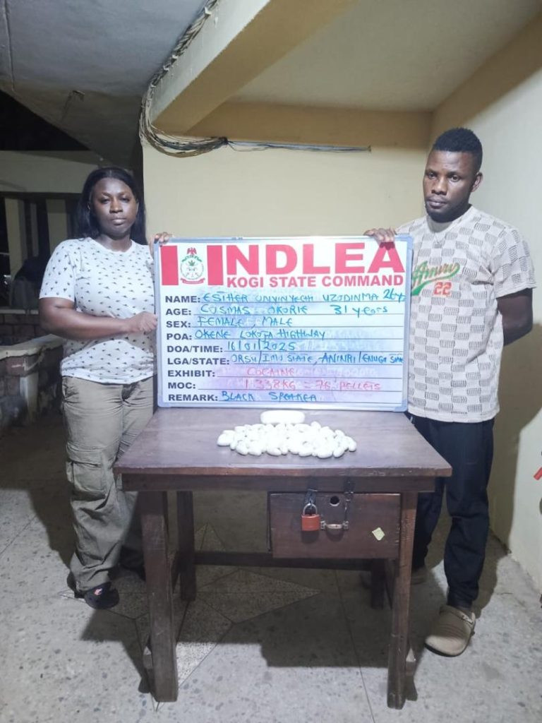 NDLEA arrests India-bound nursing student over attempt to ingest 76 wraps of cocaine