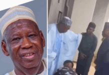 Aide Clarifies Why Police Officer Was Seen Lacing Ganduje’s Shoe