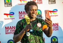 Bameyi Rewarded with Spot in 2025 U-20 AFCON Team of the Tournament