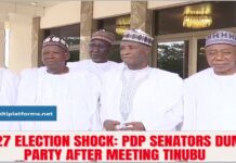 Breaking News: 2027 Election – PDP Senators from Kebbi State Join APC After Meeting with Tinubu