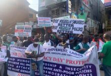 Breaking: Anti-Tinubu Demonstration Erupts in Lagos on Democracy Day