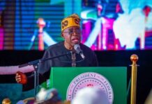 Tinubu Freezes During Speech as Bodyguards Tackle Intruder in Kaduna