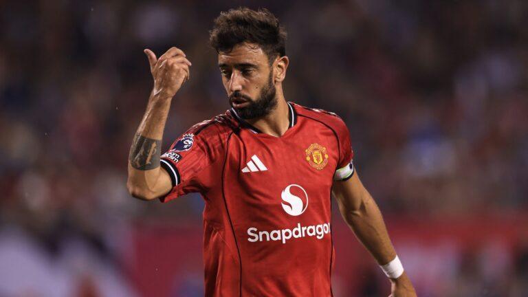 EPL: Bruno Fernandes blames referee for missed penalty