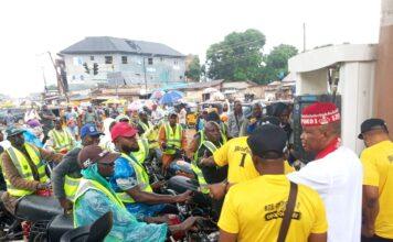 Over 60 motorcycle operators benefit from Eze Chika Nwokedi’s charitable birthday demonstration