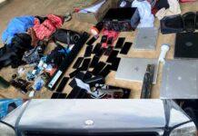 Delta State Police arrests armed robbers; recovers one stolen car, two motorcycles, guns and ammunition