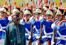 Brazil welcomes Tinubu with full military honours