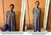 Widow using fake pregnancy to traffic cocaine arrested by NDLEA in Lagos