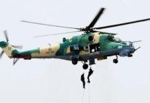NAF airstrikes kill over 15 terrorists in Borno
