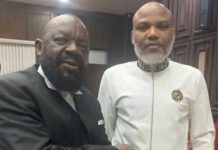 FG Transfers Nnamdi Kanu’s Lawyer and Brother to Kuje Court Following Abuja Protest