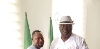 Comrade Eric Imonitie felicitates with Edo State Commissioner for Mining Hon. Andrew Ijegbai on his landmark birthday
