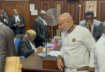 Breaking: Kanu Again Fails to Open Defence, Court Postpones Until Monday