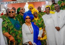 Iperu stands still as Tinubu, Akpabio, Abbas, SGF, Govs, others celebrate Abiodun’s mother at 90