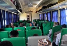 Abuja-Kaduna Rail Service Resumes, NRC MD Boards Train With Passengers
