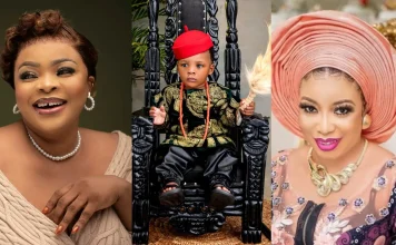 Dayo Amusa Warns Lizzy Anjorin: ‘Stop Mentioning My Child’s Name in Your Videos’