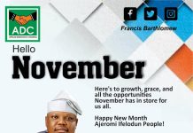 OmoBarca Felicitates with Ajeromi-Ifelodun Constituents on the New Month of November