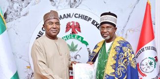 Michika monarch Prof Gadiga commends Marwa, seeks partnership with NDLEA