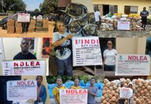 Meth, cocaine consignments in machine cylinders, auto parts intercepted at Lagos airport