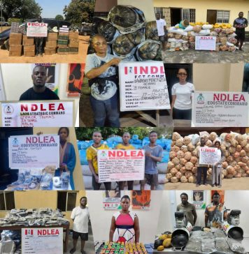 Meth, cocaine consignments in machine cylinders, auto parts intercepted at Lagos airport