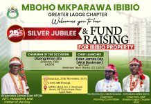 Greater Lagos Chapter of Mboho Mkparawa Ibibio’s (MMI) Celebrates 25th Anniversary in Grand Style