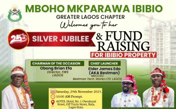Greater Lagos Chapter of Mboho Mkparawa Ibibio’s (MMI) Celebrates 25th Anniversary in Grand Style