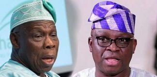 ‘You Are Forgiven’ — Obasanjo Ends Rift With Fayose