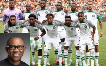 Peter Obi Sends Encouraging Message to Super Eagles After World Cup Exit