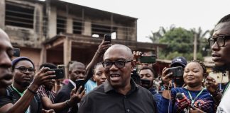 Abuja Tense as Peter Obi Stages Demonstration at National Assembly