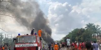 Driver, Conductor Die in Tanker Explosion on Anambra Roads
