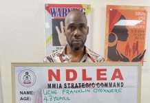 NDLEA intercepts Brazil returnee with cocaine concealed in private part, soles of footwear