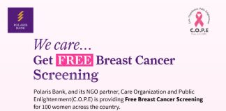 Polaris Bank Marks World Cancer Day with Free Breast Cancer Screening for 100 Women Nationwide