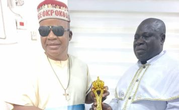Primate Ayodele Honours Eze Nwokedi with Award for Philanthropy