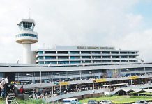 Old Terminal of Lagos’ Murtala Muhammed Airport Ravaged by Fire