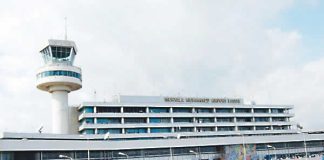 Old Terminal of Lagos’ Murtala Muhammed Airport Ravaged by Fire