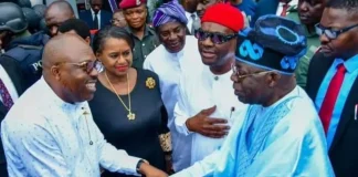 Breaking: Tinubu Holds Another Meeting with Fubara, Wike