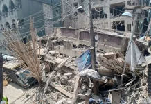 Panic in Lagos as Four-Storey School Building Collapses, Teachers and Students Escape